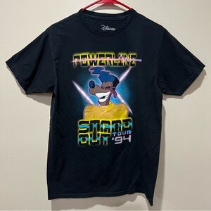 Disney Powerline Stand Out World Tour 94 Goofy Movie t-shirt Sz Medium